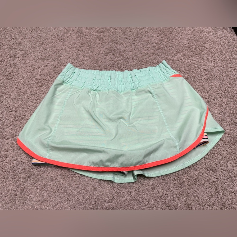 LIMITED EDITION Lululemon Run: Track Attack Skirt Seawheeze